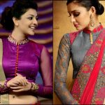 20 Stunning High Neck Blouse Designs To Pair With Sare