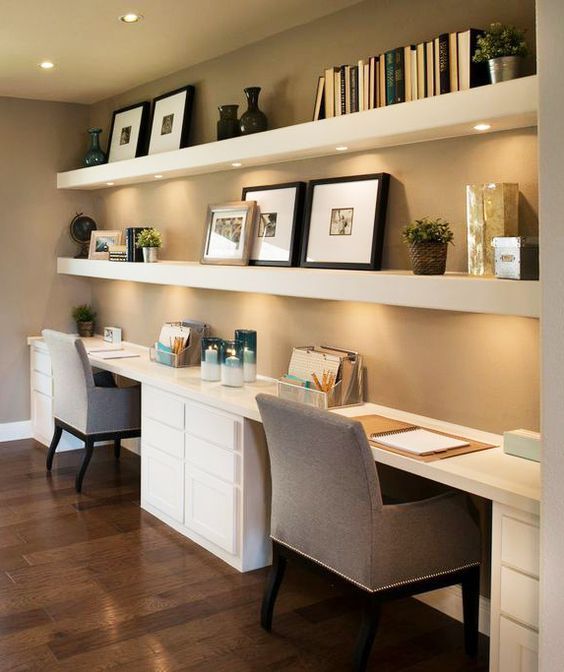 Beautiful and Subtle Home Office Design Ideas (With images) | Home .