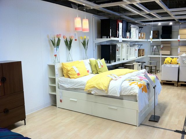 IKEA Brimnes bed (With images) | Brimnes bed, Home bedroom, B
