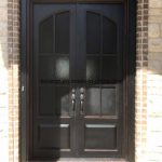 China Modern Entry French Main Wrought Iron Door Designs Double .