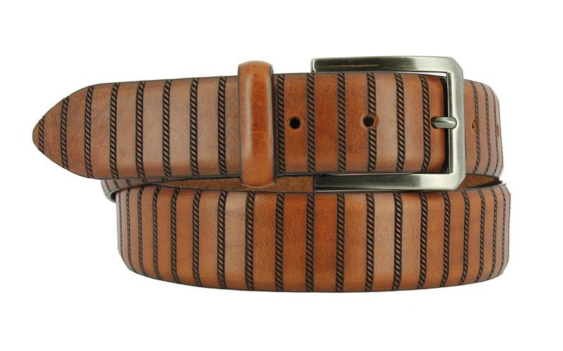 DARA : Tan Italian Leather Belt | Leather belts, Belt, Mens .