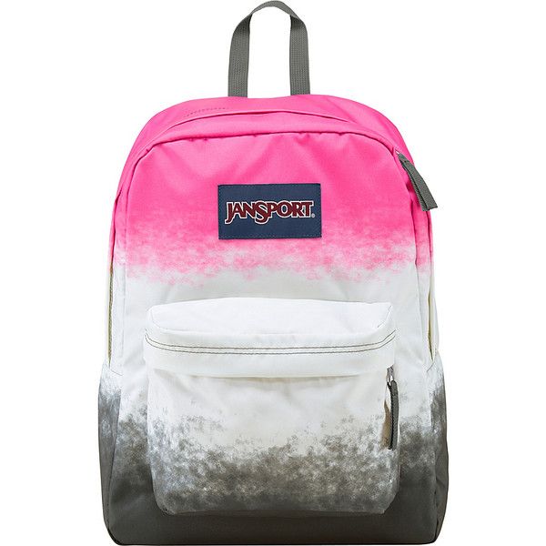 JanSport Superbreak Backpack - Multi Pink Color Ombre - School .