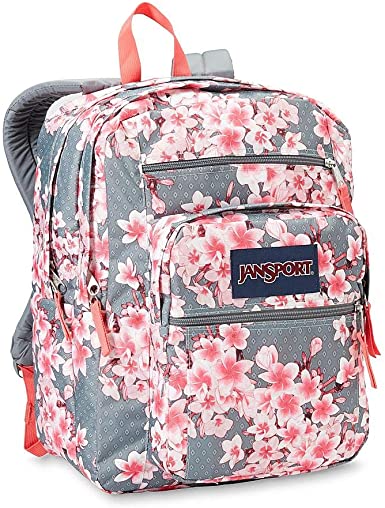Amazon.com | Big Student Floral Design - Diamond Plumeri Backpack .