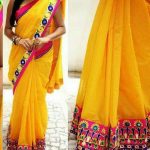 Kutch work saree | Fancy sarees, Lovely dresses, Saree desig