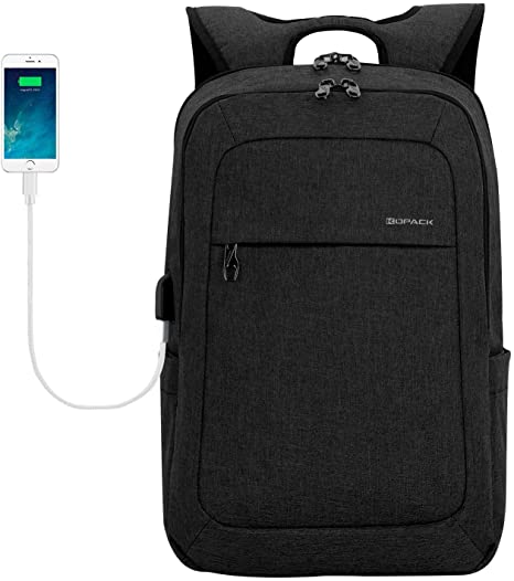 Amazon.com: KOPACK Lightweight Laptop Backpack USB Port 15.6 Inch .