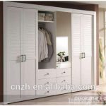 2017 Latest Modern Bedroom Wooden Wardrobe Mirror Door Designs .