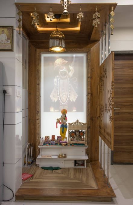Latest Pooja Room Designs for Indian Homes - Home Makeover (With .