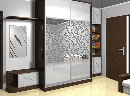 Modern bedroom cupboard design ideas - wooden wardrobe interior .