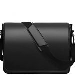 Amazon.com: Leathario Men's Leather Shoulder Bag 14inch Laptop Bag .