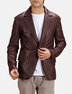 Men's Leather Blazers - Buy Leather Blazers for M