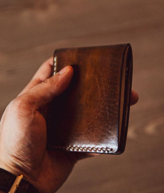 Mens leather wallet Mens wallet slim Leather wallet men | Et