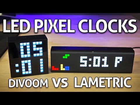 Smart LED Pixel Clock: Divoom Timebox Mini vs LaMetric REVIEW .