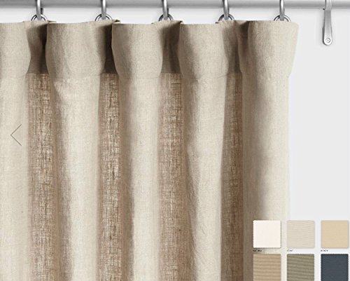 Amazon.com: Belgium Linen Curtains Linen Drapes 10+ Colors: Handma
