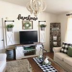 21+ Rustic Farmhouse Living Room Decor Ideas #FarmhouseLivingRoom .