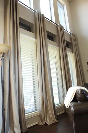 Ready Made Extra Long Curtains! (With images) | Window treatments .