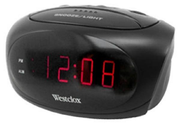 Westclox® 70044 Super Loud Alarm Clock with 0.6" LED Display .