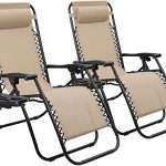 Amazon.com : Devoko Patio Zero Gravity Chair Outdoor Folding .
