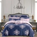 China Luxury 300 Thread Count Printed Floral Design Duvet Cover .
