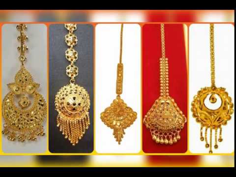 Latest light weight gold maang tikka designs collection!!! - YouTu