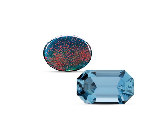 March Birthstones: Aquamarine and Bloodstone Gemstones for March Birthdays