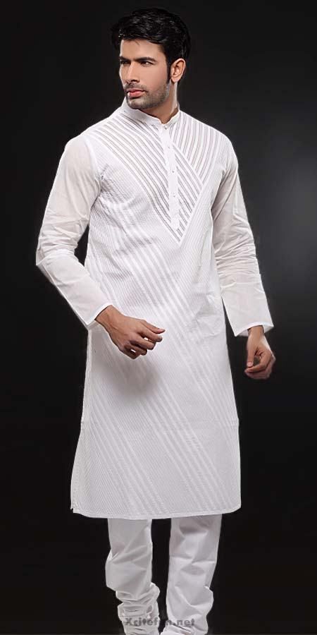 White Embroidery Salwar Kameez Designs For Men : Fashion, Beauty .