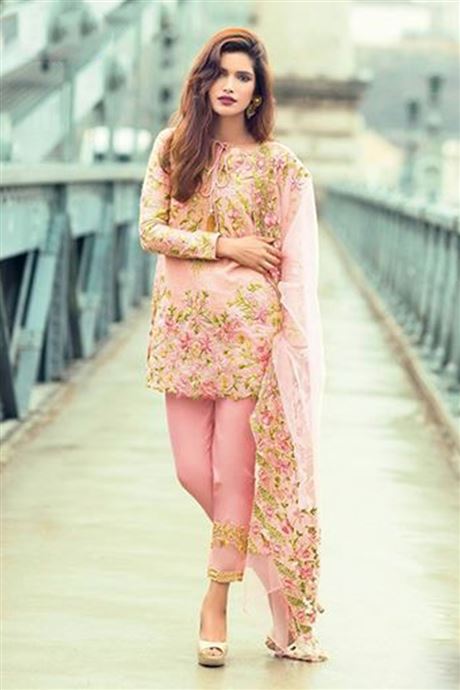 Lawn Cotton Designer Net Salwar Kameez Suits Wholesaler In USA .
