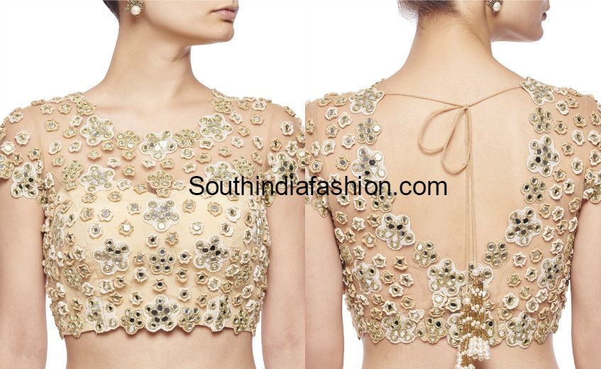 Stunning Net Blouse Designs | Netted blouse designs, Net blouses .