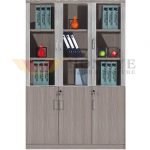 China 3 Glass Doors Modern Office Cabinet Design (HY-NNH-W213 .
