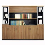 Simple wooden office furniture filing cabinet showcase design (SZ .