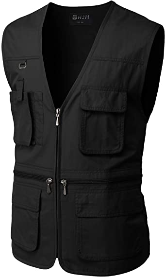 Amazon.com: H2H Men's Active Wear Outdoor Vests Work Safari .