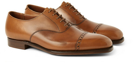 George Cleverley Charles Leather Oxford Brogues, $700 | MR PORTER .