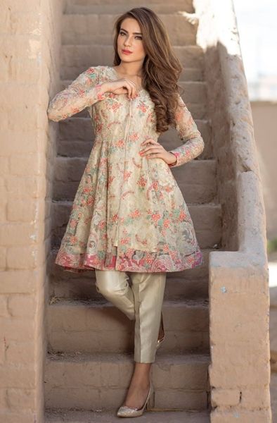 Loving this Bareezé dress (With images) | Pakistani outfits .