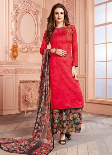 Red Kesari Exports Regular Wear Palazzo Salwar Suits, Rs 1390 .