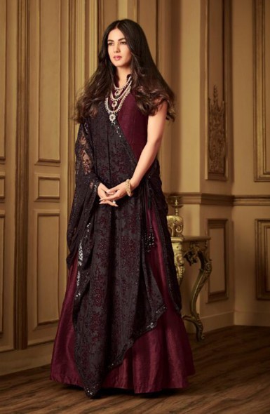 Buy Sonal Chauhan Style Designer Party Wear Salwar Suit from Eshan .
