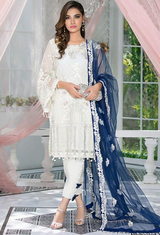 Pearl Georgette Party Wear Salwar Suit SFB806 (With images .
