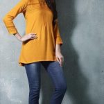 Yellow Party Wear Tunic Top, Rs 425 /piece Kessi Fabrics Private .