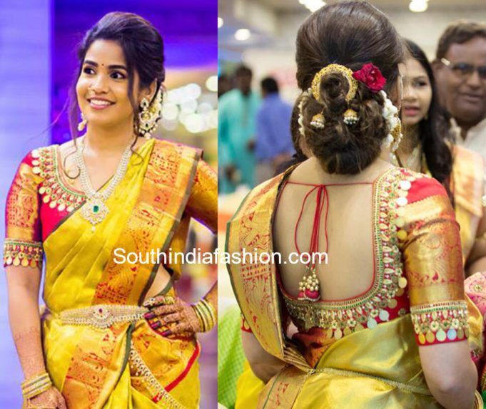 kasu work blouse for pattu sarees (With images) | Exclusive saree .