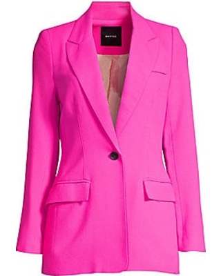 Spectacular Savings on Smythe Women's Tailored Wool Blazer - Neon .