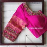 17 Awesome Maggam Work Blouse Designs by Nyshka Design Studio .