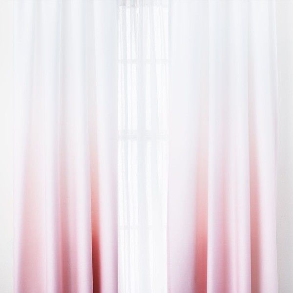 Pink Ombre Window Panel Set of 2 ($49) ❤ liked on Polyvore .