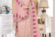 SareeBuzz Pink Georgette Embroidered Work Designer Salwar Suit .