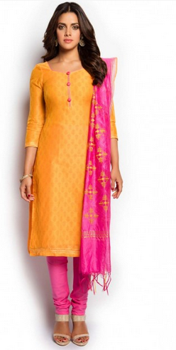 Soch Yellow And Pink Salwar Suit at Rs 3498/piece | Salwar Suit .