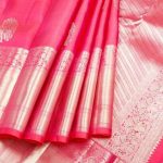 Kuberan baby pink pure kanchipuram silk saree #saree #sari #sareez .