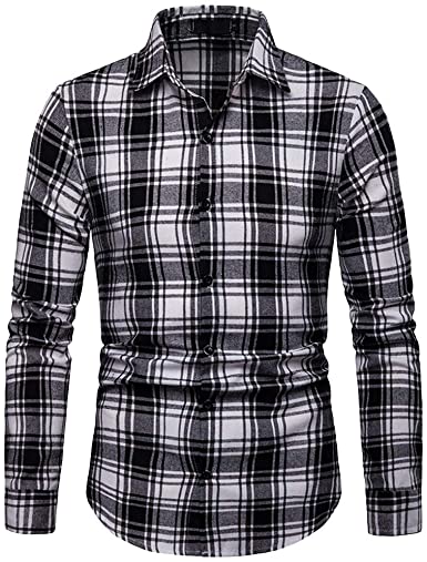 Amazon.com: Plaid Shirts For Men 2019,Liraly Men's Long Sleeve .