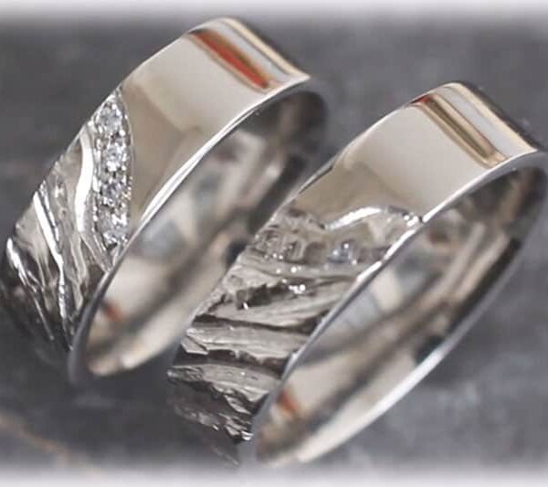 Unique Wedding Rings FT119 Made of Platinum 950 - Online Shop for .