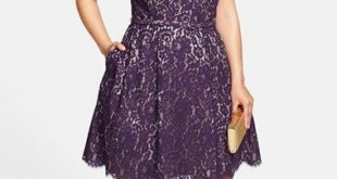 Plus Size Cocktail Dress - Plus Size Holiday Party Dress - Belted .