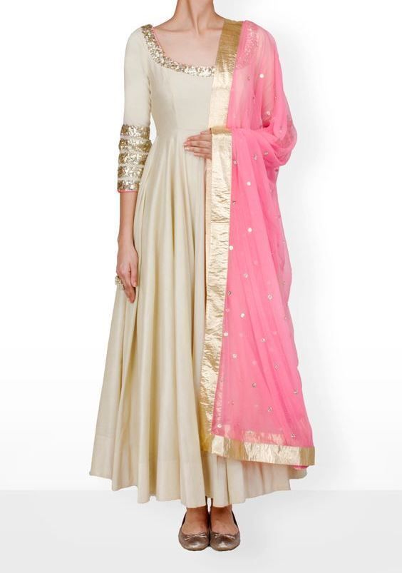 India Gherdaar Plus Size Dress Bridal Party Anarkali Suit Designer .