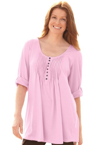 Aesthetic Official | Women's Plus Size Tunic top in solid knit .