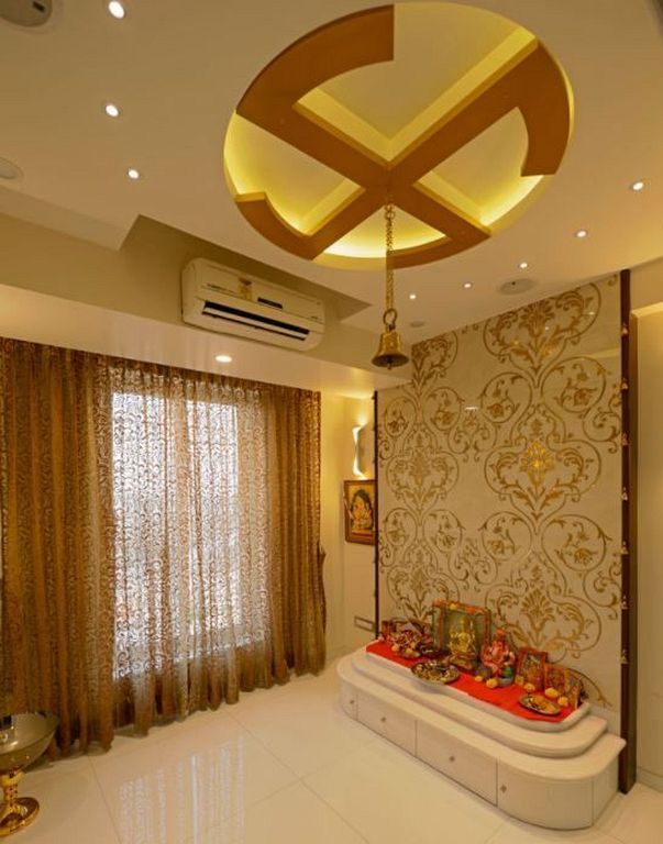 20+ Interior Design Ideas for Pooja Room Wall Units in Your Home .