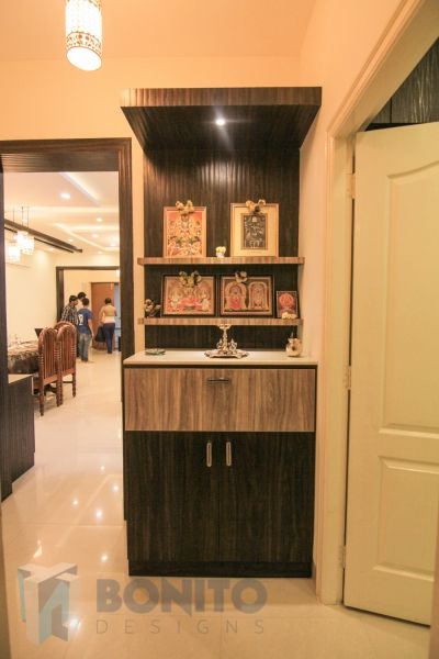 Puja room in apartments - Google Search (With images) | Pooja room .